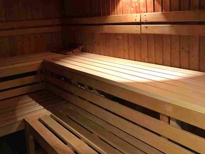 Die Sauna steht kostenlos zur Verfügung