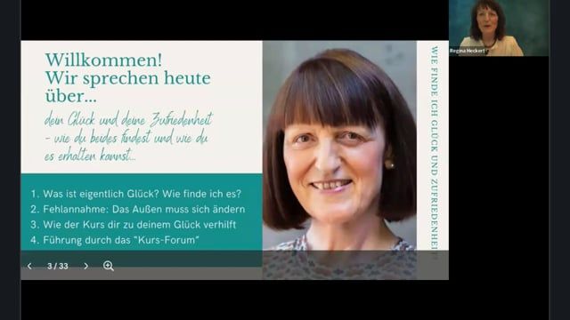 Vimeo Video: Webinar 2025 Kurs in Wundern